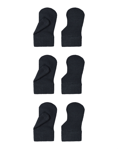Name It - NMNMagic Knit Mittens 3P - Dark Sapphire